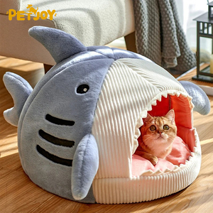 Cama portátil para mascotas con Cueva de gatos cálida cerrada, cesta para gatitos dulces, cojín, alfombrilla de almohada para cachorros y gatos, artículos para el hogar - Product Image 1
