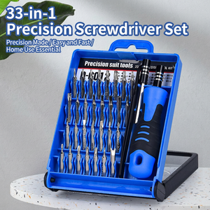 <b>Precision</b> <b>Screwdriver</b> <b>Set</b> D-6012 33 In 1 Chrome Vanadium Steel For Mobile Phone Repair Tools - Product Image 2