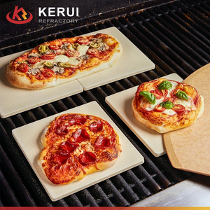 Kerui Fabriek Directe Verkoop Vuurvaste Plaat Pizza Oven Lava Steen Bbq Steen Voor Bakken - Product Image 1