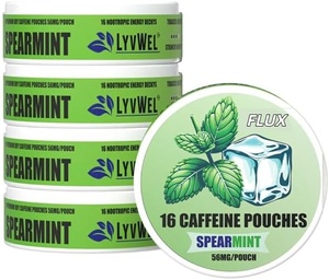 Venta al por mayor de fábrica: Bolsitas de cafeína para mejorar la concentración, suplementos nootrópicos con Melena de León y <span class=keywords><strong>Alfa</strong></span>-GPC, sabores personalizables (Menta/Cereza) - Product Image 3