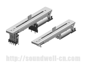 โพเทนชิโอมิเตอร์แบบเลื่อน SM60 ระยะเคลื่อนที่ 60 มม. แบบมีมอเตอร์ ผลิตโดย Soundwell ประเทศจีน/กัวเตมาลา - Product Image 2