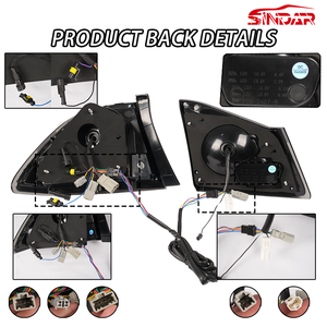 Feux arrière LED animés SINDAR pour Honda Civic 8ème génération FD Series FD2 Type R Mugen 2006-2012 12-15 Style ciel étoilé - Product Image 5