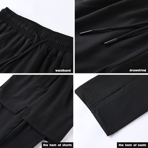 Sportswear <strong>Men</strong> Casual Slim Fit Quick Dry Sweatpants Running Long Jogger <strong>Trouser</strong> for <strong>Men</strong> Gym Fitness Workout 2 in 1 Pants <strong>Men</strong> - Product Image 5