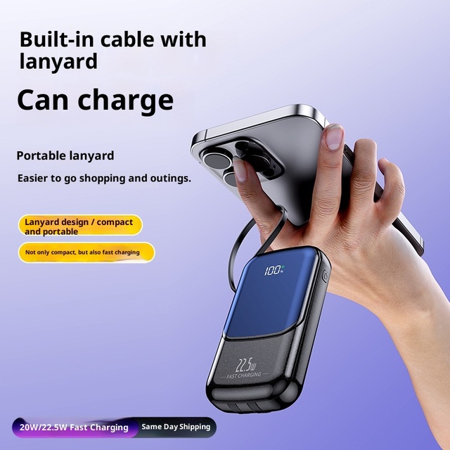 3C Certified KP200 20000mAh 22.5W Super Fast Charging Power Bank Gift Business Live Streaming Mobile Power Supply Custom