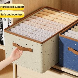 Organizador de Ropa para Armario, Caja de Almacenamiento para Jeans, Organizador de Cajones Plegable para Armario, Caja de Ropa para Dormitorio - Product Image 4