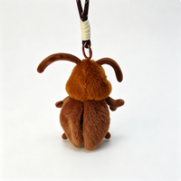 Pendentif peluche cafard style original OEM, couleur et logo personnalisés avec papier froissé, cadeaux en gros