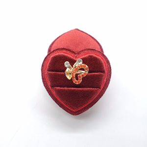 Boîte à bijoux en forme de cœur pour femmes, boîte organisatrice de bijoux de luxe, boîte à bagues haut de gamme - Product Image 2