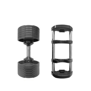 Haltères en fonte réglables avec bras et corps, nouveau design, équipement de fitness rapide, poids en acier, haltère réglable de 32 kg avec plateau - Product Image 4