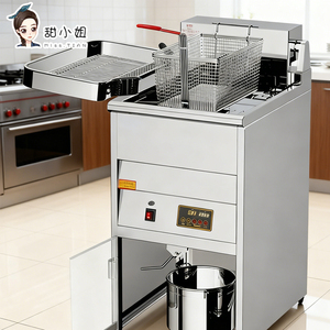 30Lデジタルディスプレイ業務用電気フライヤー110V/220V食品グレードステンレス鋼タイマーフライドポテトチキンファーストフード - Product Image 3