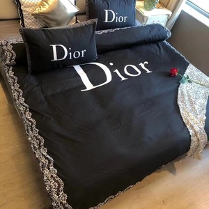Juego de Sábanas de Lujo de Cuatro Piezas con Rayas y Estampado Digital, Marca de Moda para Comercio Exterior Transfronterizo - Product Image 3