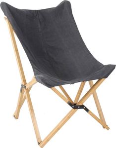 Custom Size Modern Light Weight Metal Outdoor Folding <b>Chair</b> Durable Steel Bamboo Construction Portable Comfortable <b>Beach</b> Park - Product Image 1