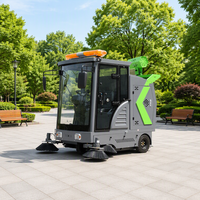 BAIYIJIE Balayeuse autoportée 2100 mm la plus vendue |   Balayeuse de parking électrique certifiée CE, personnalisable OEM ODM