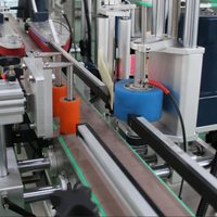 Machine d'étiquetage automatique de bocaux pour sauce moutarde personnalisée 250g, machine d'étiquetage de bouteilles de mayonnaise à haut rendement