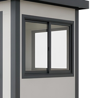 Cabine de sécurité préfabriquée mobile, poste de garde détachable, kiosque préfabriqué pour entrepôt, parking, station de péage