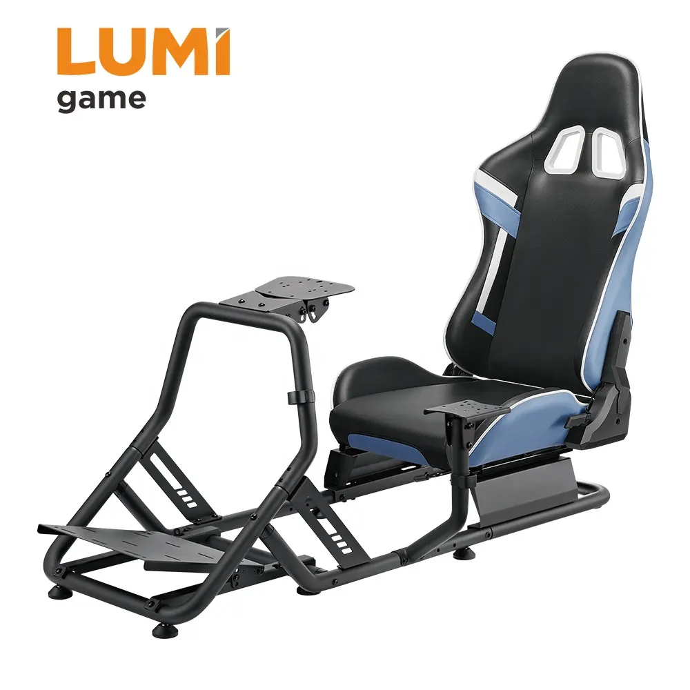 LRS09-BS02 Simulator balap game F1 mobil, Simulator mengemudi kokpit Sim dengan dudukan roda gigi