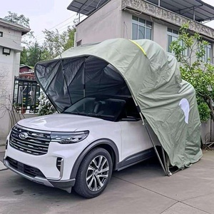 Abri de voiture pliable durable et imperméable <span class=keywords><strong>pour</strong></span> l'extérieur avec protection UV, auvent de tente <span class=keywords><strong>pour</strong></span> garage de stationnement - Product Image 4