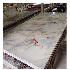 แผ่นผนังพีวีซีลายหินอ่อน ทนทานต่อรังสียูวี เหมาะสำหรับการสั่งซื้อจำนวนมาก ใช้ในโครงการ<span class=keywords><strong>ก่อสร้าง</strong></span>ขนาดใหญ่ - Product Image 6