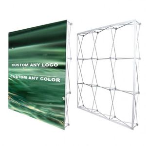 Mingyang – Accessoire de stand d'exposition portable personnalisé en tissu pour salon professionnel, toile de fond pop-up - Product Image 4