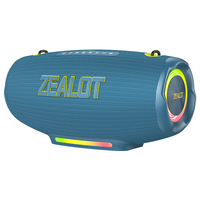 ZEALOT S127 100W Speaker Portabel Luar Ruangan Baterai 24000mAh Lampu RGB TWS Tahan Air Mendukung Kartu TF USB AUX