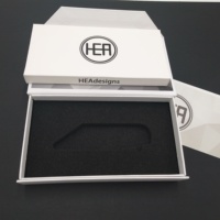 Boîte cadeau écologique personnalisée avec couvercle rabattable, insert en éponge, emballage rigide de luxe pour services à thé, vente en gros, logo personnalisé