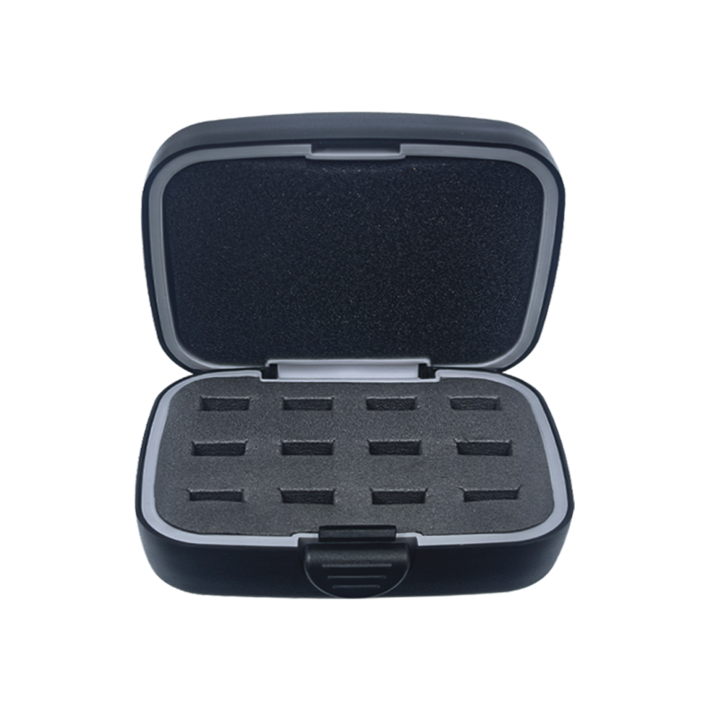 JJC Size 312 Battery Case – Water-Resistant, Anti-Shock, Holds 15 Coin Cell Batteries – Compact With Lanyard