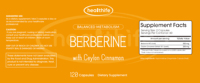 Fabricant de compléments alimentaires Healthife OEM Private Label, capsules de berbérine avec cannelle de Ceylan