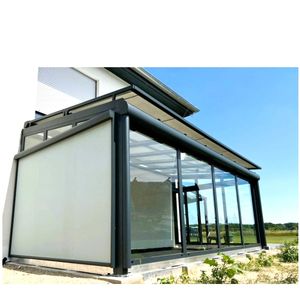 Stores enrouleurs automatiques rétractables à fermeture éclair <span class=keywords><strong>pour</strong></span> l'<span class=keywords><strong>extérieur</strong></span>, stores d'ombrage <span class=keywords><strong>pour</strong></span> <span class=keywords><strong>véranda</strong></span> et écrans de maison - Product Image 1