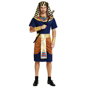 Carnaval fête Halloween roi égyptien pharaon Cosplay Performance Costume pour hommes - Product Image 3