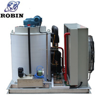 Machine à glace en flocons 5T/24H, moteur et pompe haute efficacité, usage commercial, économie d'énergie, fiable, automatique