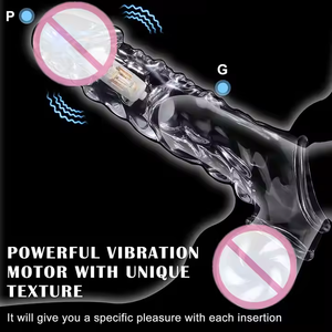 Vente en gros d'agrandissement masculin Dick Sleeve préservatif vibrant anneaux de pénis Sex Toys pour couples - Product Image 5
