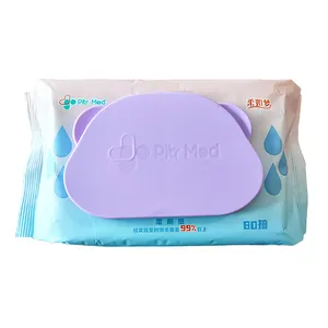 Custom Baby Skin Friendly Tissue Wet Paper Flushable Wet Toilet Wipes