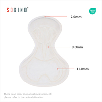 Sokind Modèle Sk307 Coussinet de cyclisme 3D pour garçons, en mousse perforée respirante, écologique, séchage rapide, en Spandex/Nylon perforé