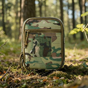 กระเป๋าอุปกรณ์ยุทธวิธีขายดี ผ้าไนลอน สีพื้น ทนทาน ขยายได้ แบบโมดูลาร์ Molle Pouch สำหรับเสื้อกั๊กยุทธวิธี - Product Image 3