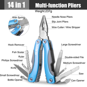Pince multifonction tactique EDC Master Series pour l'entretien des garages et ateliers, couteau utilitaire pliable durable de poche - Product Image 2