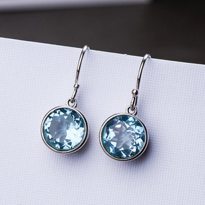 Orecchini Pendenti Rotondi Minimalisti per Donne, Gioielli Eleganti e Raffinati alla Moda - Product Image 5