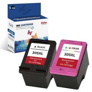 <span class=keywords><strong>Cartouche</strong></span> d'encre Befon <span class=keywords><strong>HP</strong></span> 305XL, lot de 2, noir et tricolore, haute capacité, impression stable, pour DeskJet 2710 2720 2825e Envy 6020 <span class=keywords><strong>6030</strong></span> - Product Image 2