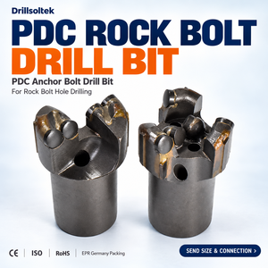 ดอกสว่านเจาะหิน PDC สำหรับงานเจาะยึดสลักเกลียวในอุโมงค์เหมือง |   ดริลโซลเทค - Product Image 5