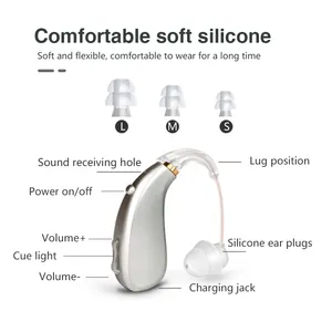 Medical Mini Hearing Aid Wireless Ear Deaf Amplifier Manufacturer Hearing Aids Rechargeable