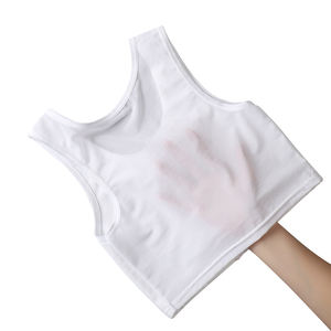 Alta elasticidade ampliar alças de ombro redondo pescoço Design com bloqueio puxar cabeça zíper antiderrapante forte peito compressão espartilho - Product Image 6