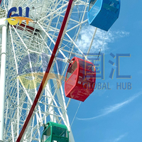 Vergnügungspark 50m Riesenrad Fahrgeschäfte Outdoor-Freizeitpark-Ausrüstung Panorama-Riesenräder zum Verkauf