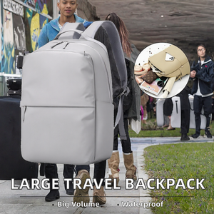 Multi-compartment External Frame Unisex Waterproof <b>Nylon</b> Casual Travel Leisure Sports <b>Backpack</b> Zipper 20-37L Large Capacity - Product Image 2