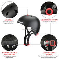 Casque de patinage en ligne ABS moulé sur mesure OEM ODM de haute qualité, unisexe, réglable, noir, pour adulte, cyclisme estival
