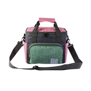 Sac isotherme en aluminium sur mesure, grand format, avec fermeture éclair, portable, pour les activités de plein air et le shopping, fabriqué par un fabricant OEM en gros. - Product Image 5