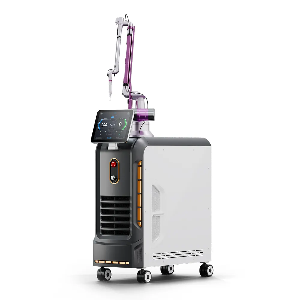 Lefis Professionele Picolaser Picoseconde Q-Switched Nd Yag Laser 1064nm 532nm Pico Carbon Peeling Picocare Tattoo Verwijderingsmachine