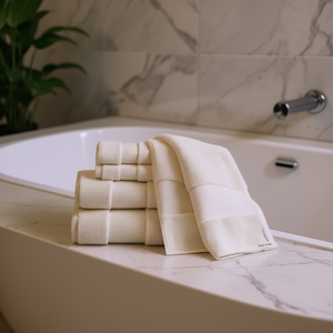 Ensemble de serviettes de bain DB, 6 pièces, coton jacquard, séchage rapide, doux, absorbant, pour usage domestique - Product Image 2