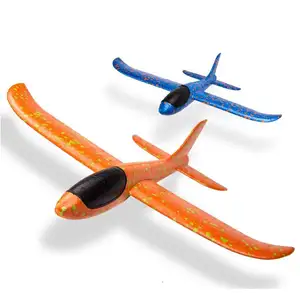 Avión de aire planeador grande para niños, juguete de FoamPlane Manual para lanzar, divertido, deportes al aire libre de verano, Avión de espuma voladora, venta al por mayor