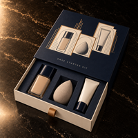 Boîte-cadeau en papier pour divers outils de maquillage cosmétique couramment utilisés, avec insert