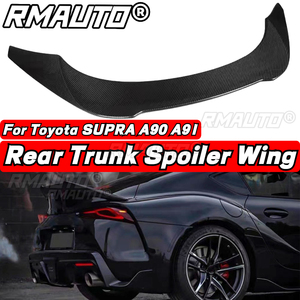 Supra ชุด A91 A90หลังสปอยเลอร์ปีกคาร์บอนไฟเบอร์แท้ชุดตัวกระโปรงหลังรถสำหรับ Toyota Supra A90 A91 2019-2022อุปกรณ์แต่งรถ - Product Image 1