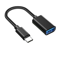 OTG 2.0A câble adaptateur femelle TYPE-C données de charge rapide pour téléphones mobiles chargeurs de voiture connecteurs d'adaptateur de clé USB DC