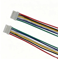 Kabel Harness Terminal Konektor JST NH1.0 2-16P Kustom, Konduktor Tembaga Berlapis Perak dengan Selubung Nilon untuk Pengisi Daya Elektronik RC Lipo